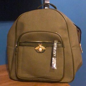 Olive Green Jolene Couture Backpack